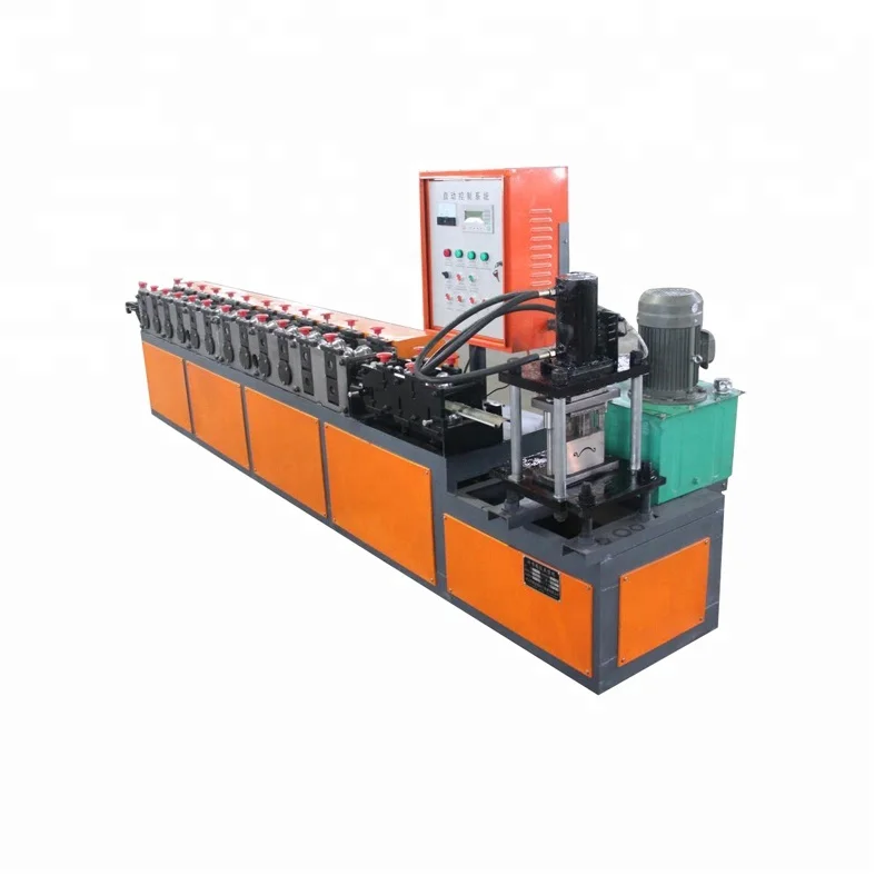 automatic roller shutter lath door roll forming machine