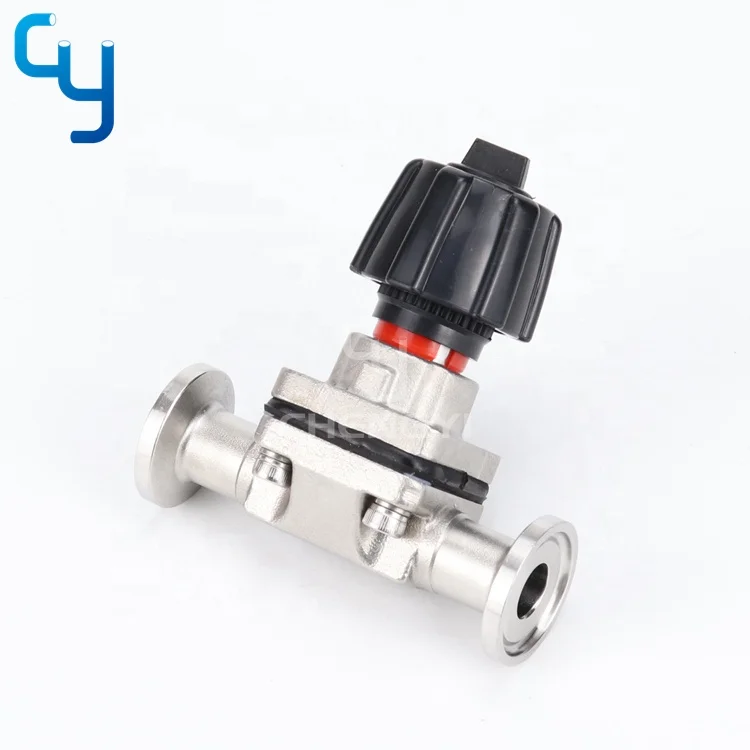 One year warranty stainless steel sanitary mini type diaphragm valve