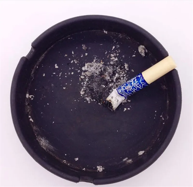 
Cigar Rubber Silicone Ashtray Cinzeiro Smokeless Soft Eco-Friendly Pocket Round Shatterproof Ashtray Hot Sale on Amazon Ebay 