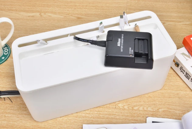 
Inno-Crea Desk Universal Desktop Storage Cable Management Box Organizer 