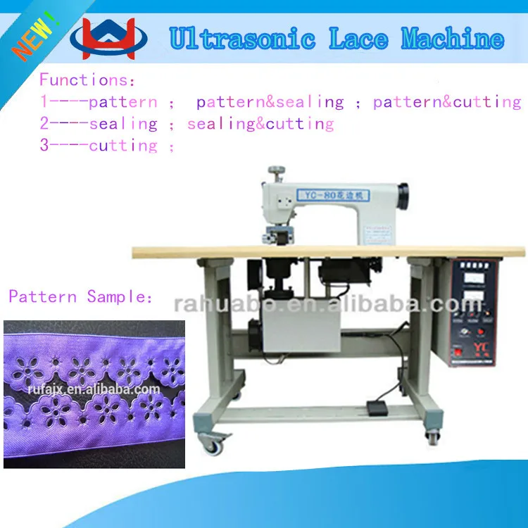 2015 New sewing machine bags shoe lace making machine ultrasonic sewing machine