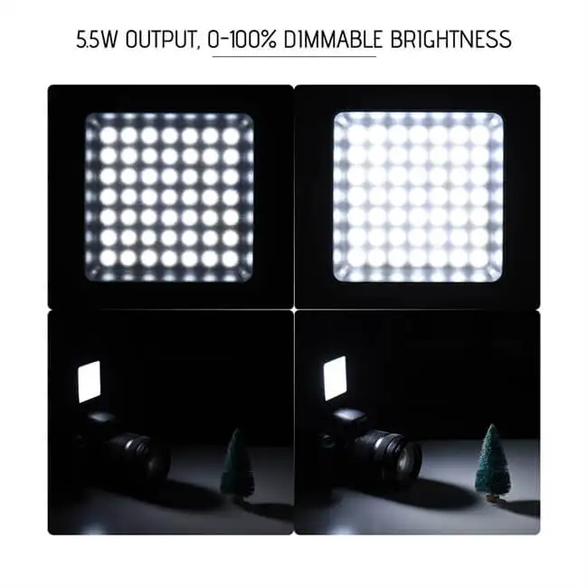 Hot Sale Mini W49 49pcs LED Video Light Camera Lamp Light Photo Lighting For Camera / Camcorder / Smartphone