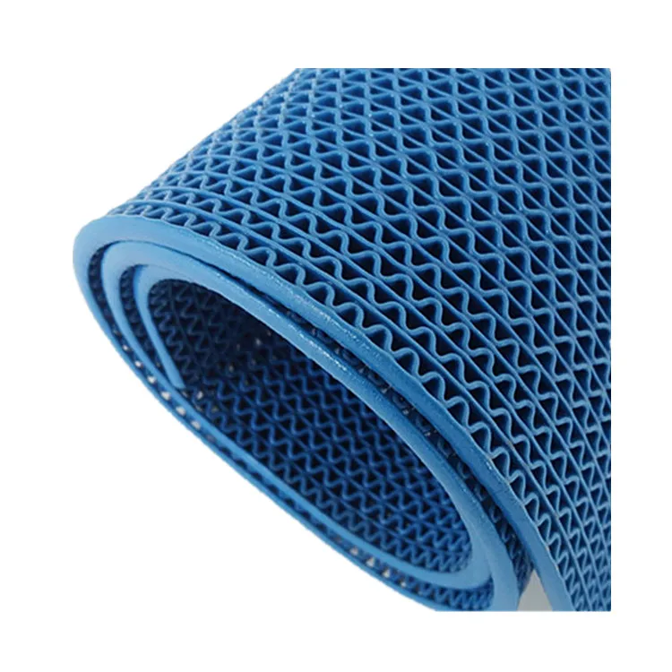 Hollow out water-proof durable PVC S design rubber mesh Mat