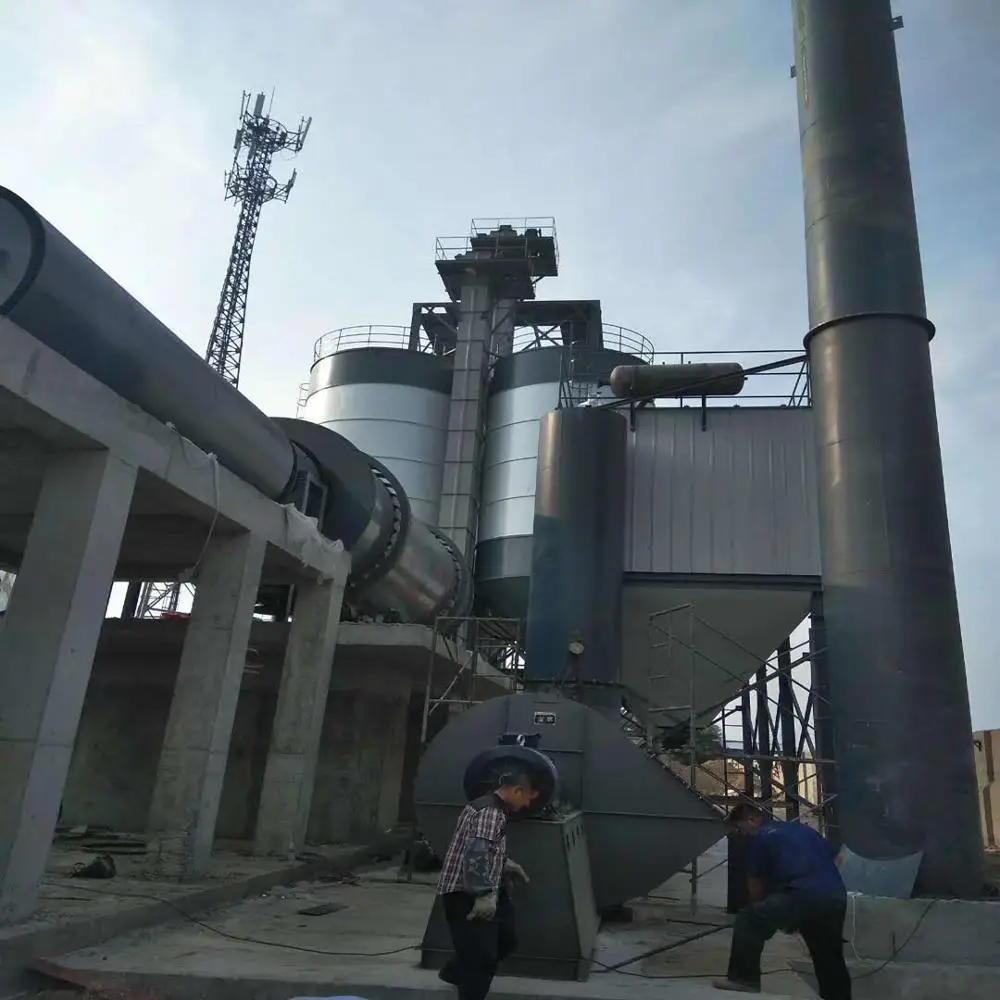 Large-scale rotary type drying artificial sand drying system three pass drum industrial drum river silica sand dryer machine