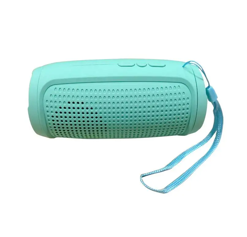 ABS new gift mini speaker wireless card U disk FM radio with lanyard FD-2 blutooth speaker active