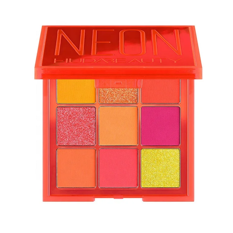 oem new style cheap bulk organic 9 color magnetic cosmetics high pigment private label eyeshadow pallette