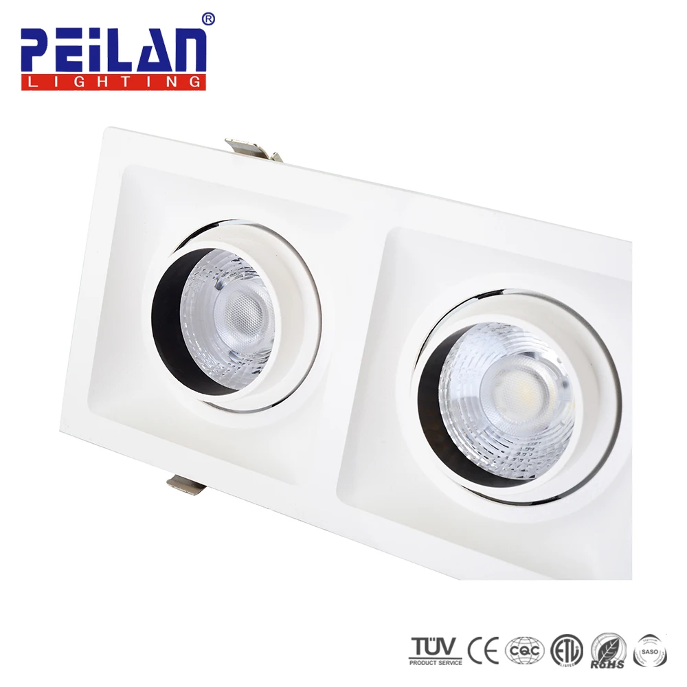 Хорошего качества, ориентированный на Встроенный 180 В 220 В 55 мм вырез COB 12 20 30 ватт светодиодные светильники