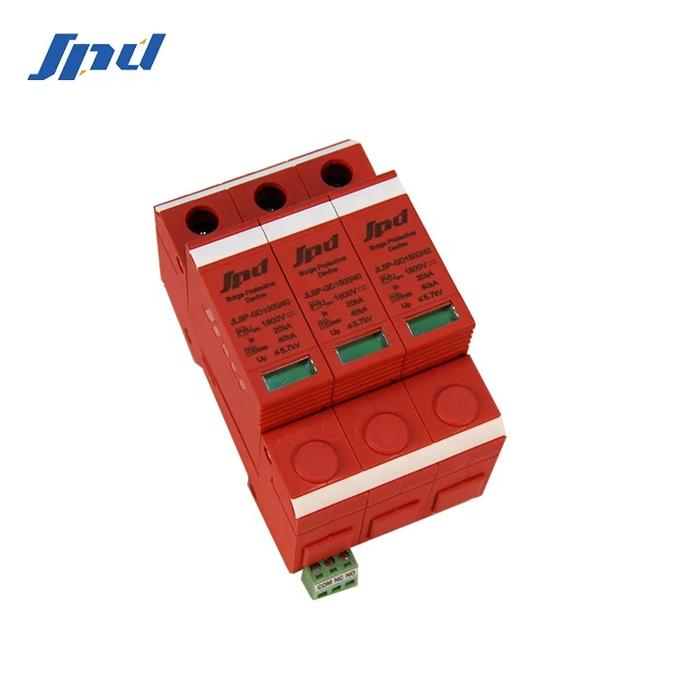 Jinli1500V 40KA DC SPD  Power Surge Protector Solar PV Surge Protective Device