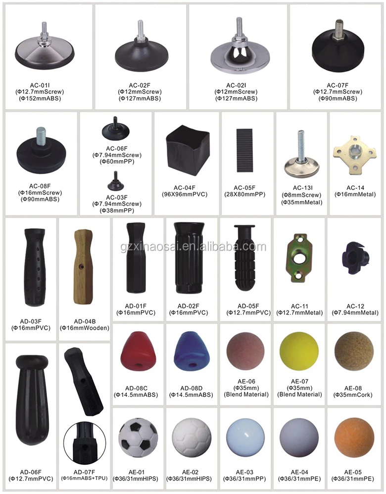 Plastic Badyfoot Football Table Player