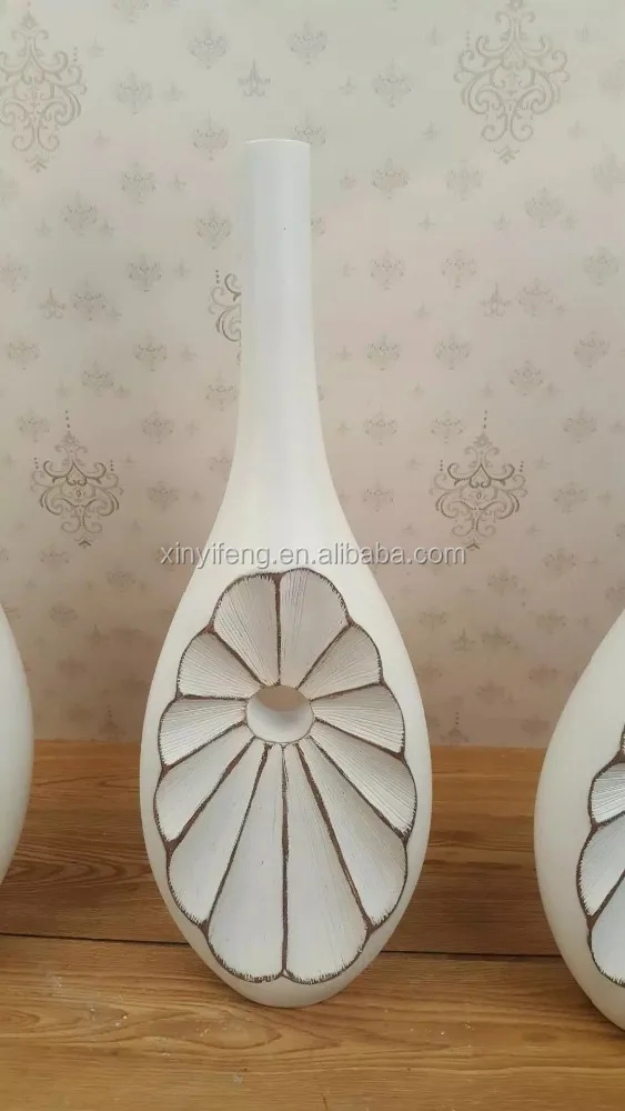 FRP Concise TV Stand Resin Table Top Small Vase Original European Home Decoration