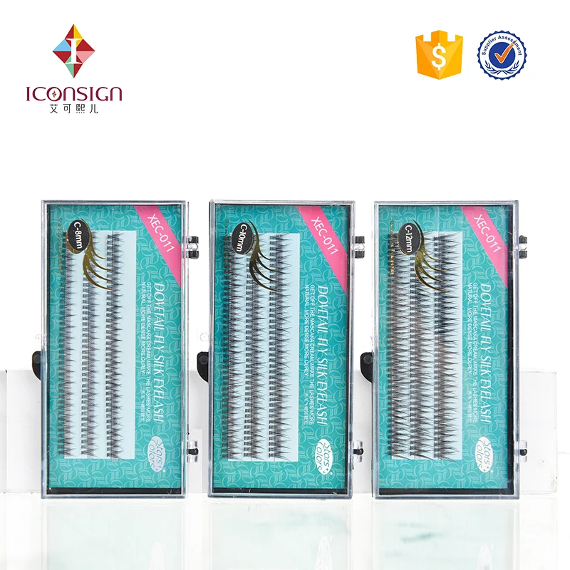 Wholesale Pre Made Volume Fans Private Label mink lashes individual eyelash extension