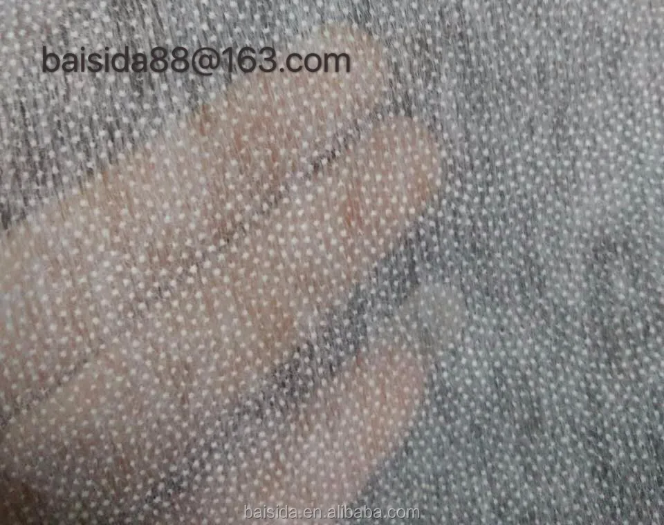 
6045J Nonwoven Fusible double dot interlining 