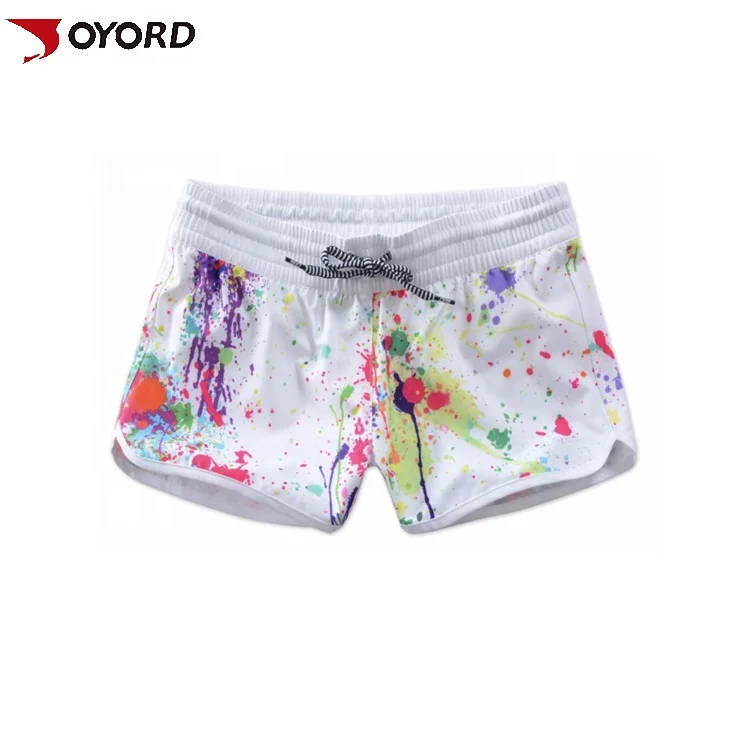 
Hot sale custom sublimation printed women ladies fitness running sports wear gym shorts wholesale 