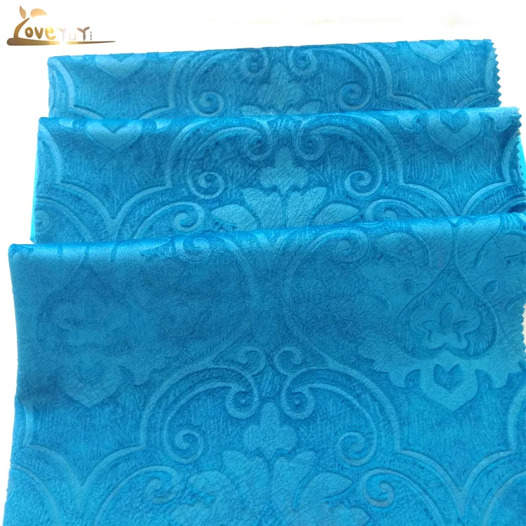 New Arrival Soft Digital Emboss and Print Velvet For Sofa  Chair cover