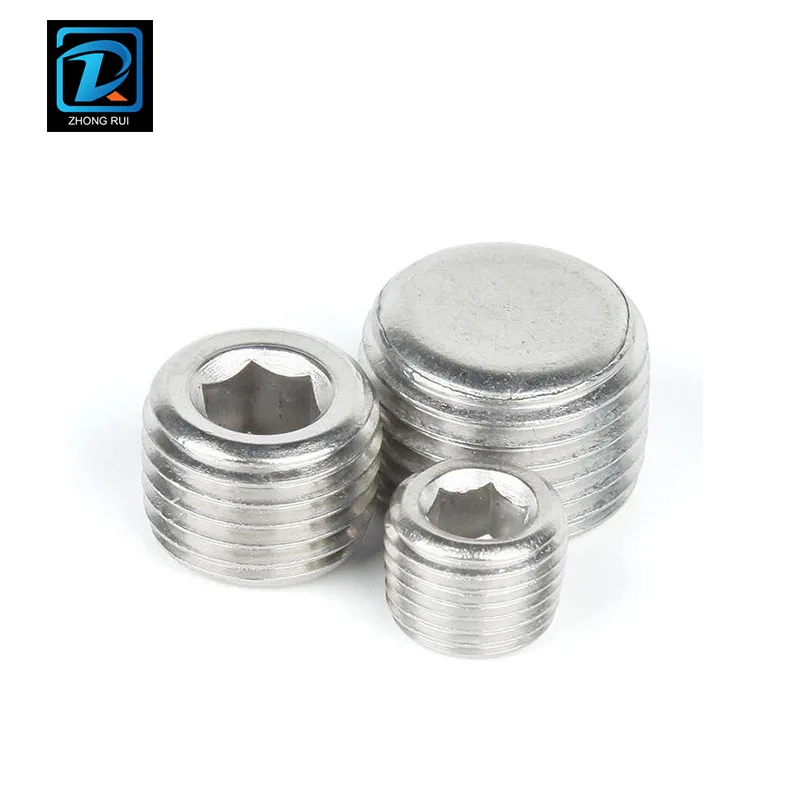 Stainless Steel DIN906 Socket Head Pipe Plug