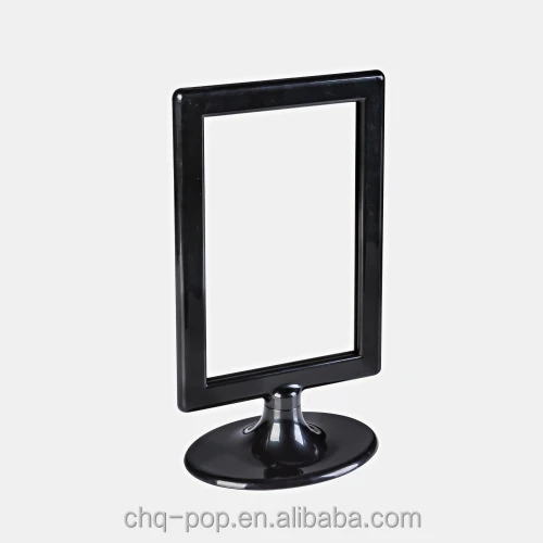 Promotion supermarket advertising adjustable plastic display stand
