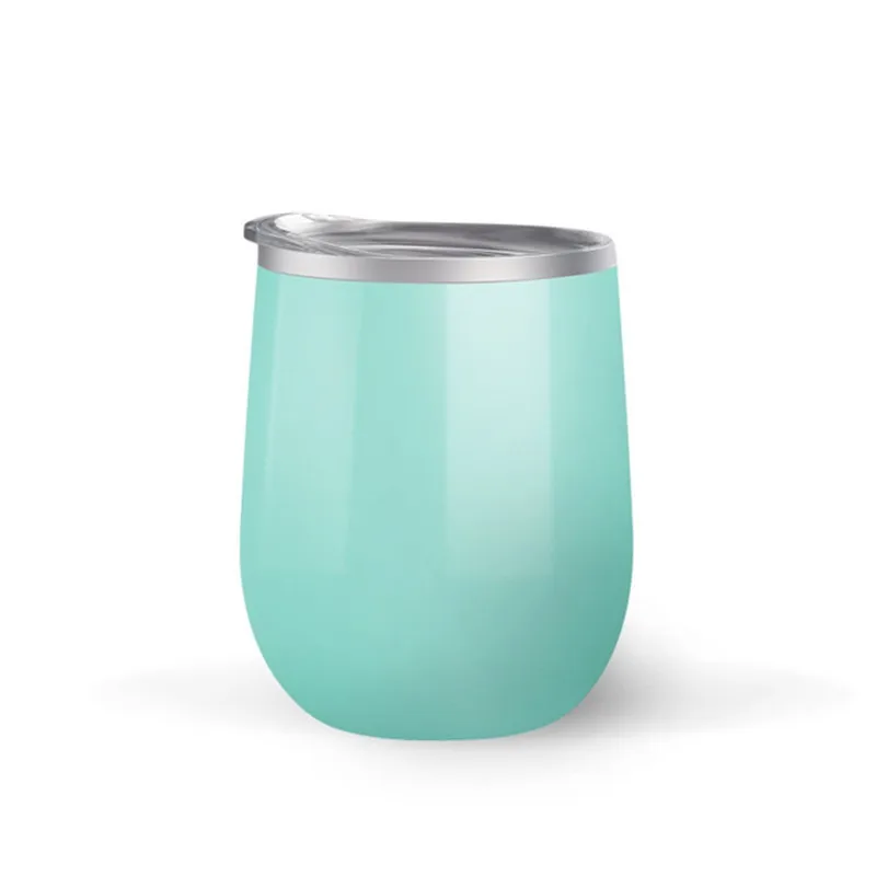 12oz Hot products 18oz double wall stainless steel drinking glass stemless metal wine cup