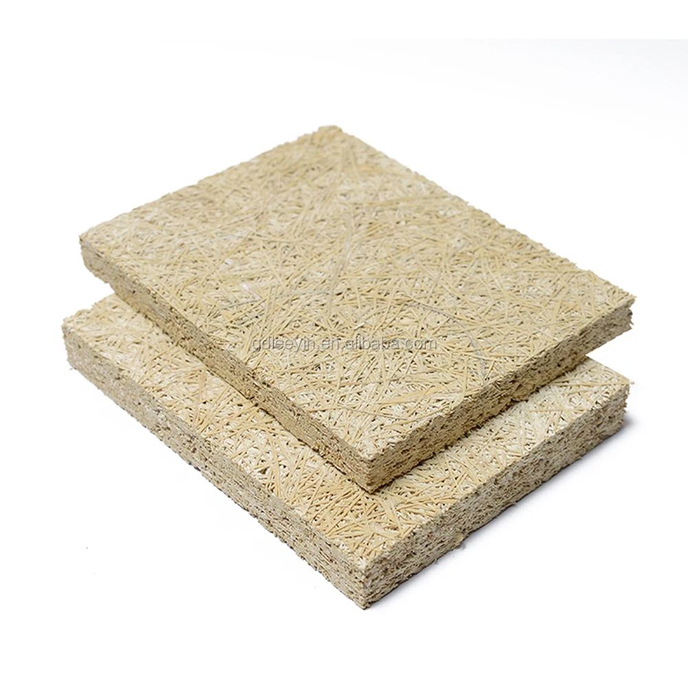 Leeyin gymnasium Anti-fire Soundproof Mineral Wool  Acoustic Panels wood wool acoustic panel
