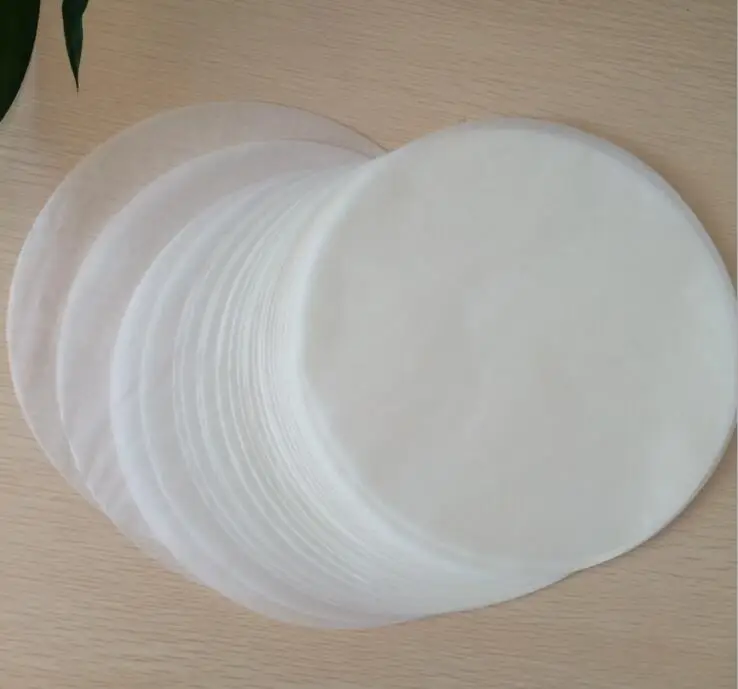
natural brown round greaseproof baking paper 