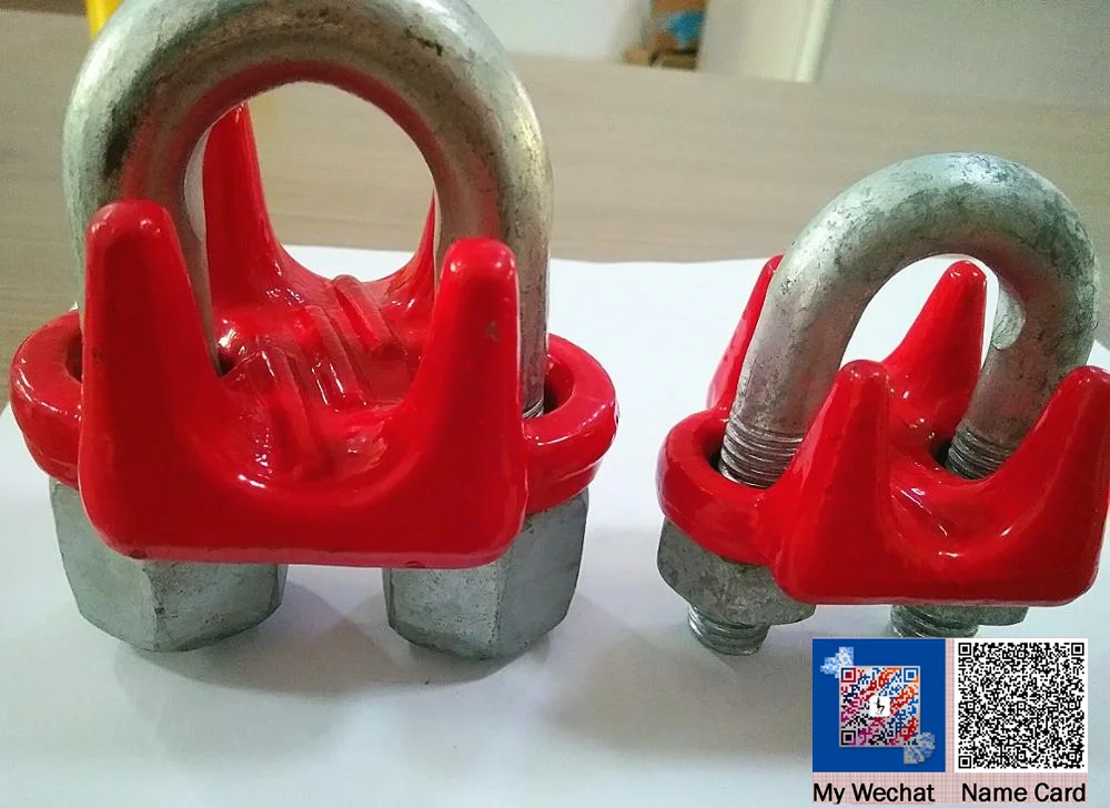 Heavy Duty Long Nut Drop Forged US Type Wire Rope Clip With Long  Nut G450