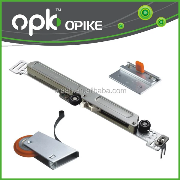 sliding wood door wardrobe soft closing system