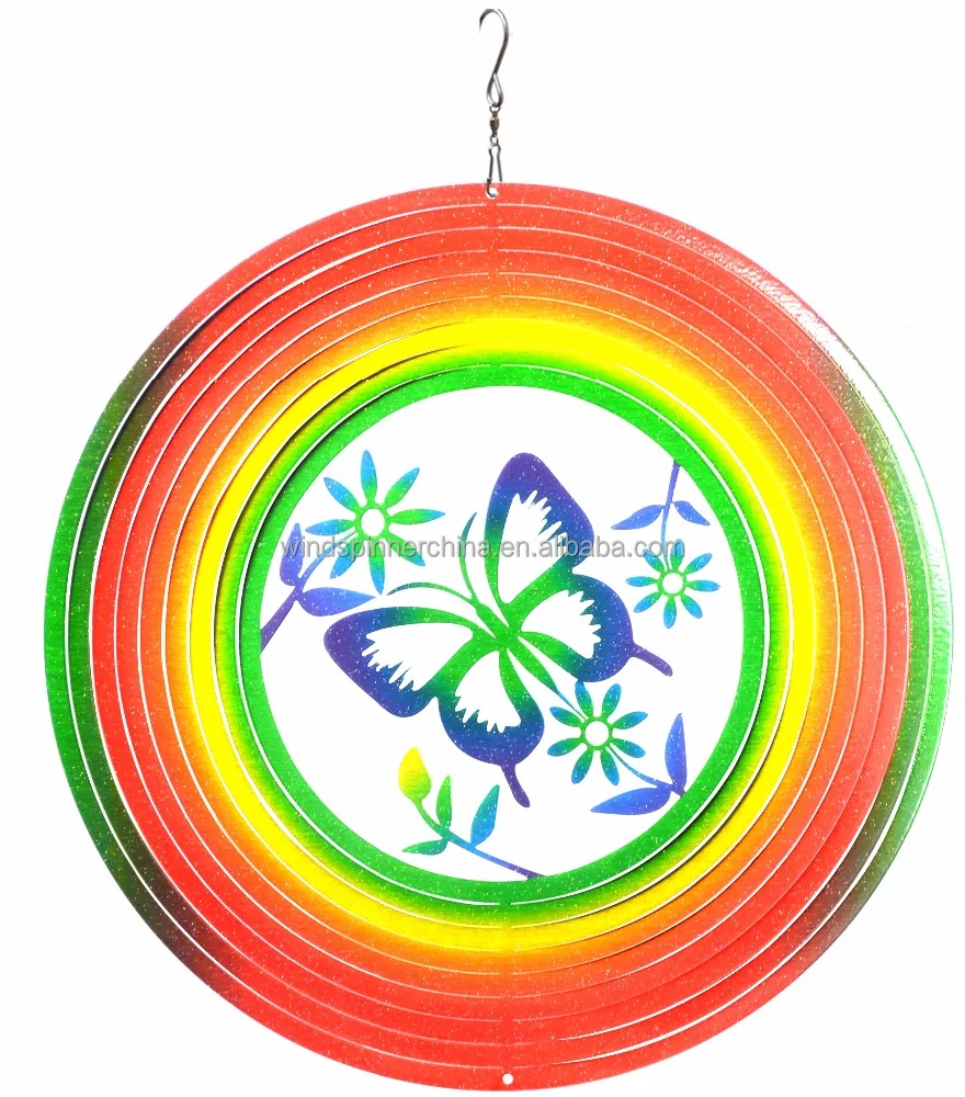 
Оптовая торговля нержавеющая сталь ветер вертушка -- 3D бабочка 