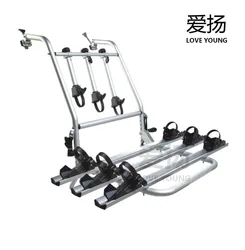 Quality Aluminum Hitch Mount Bike Carrier Load 3 Bikes Car Rear Bicycle Rack for car