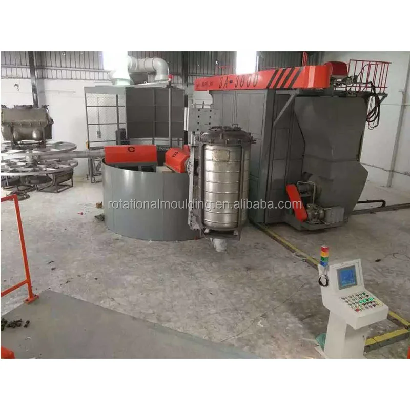 plastic molding machine for rotational making plastic products