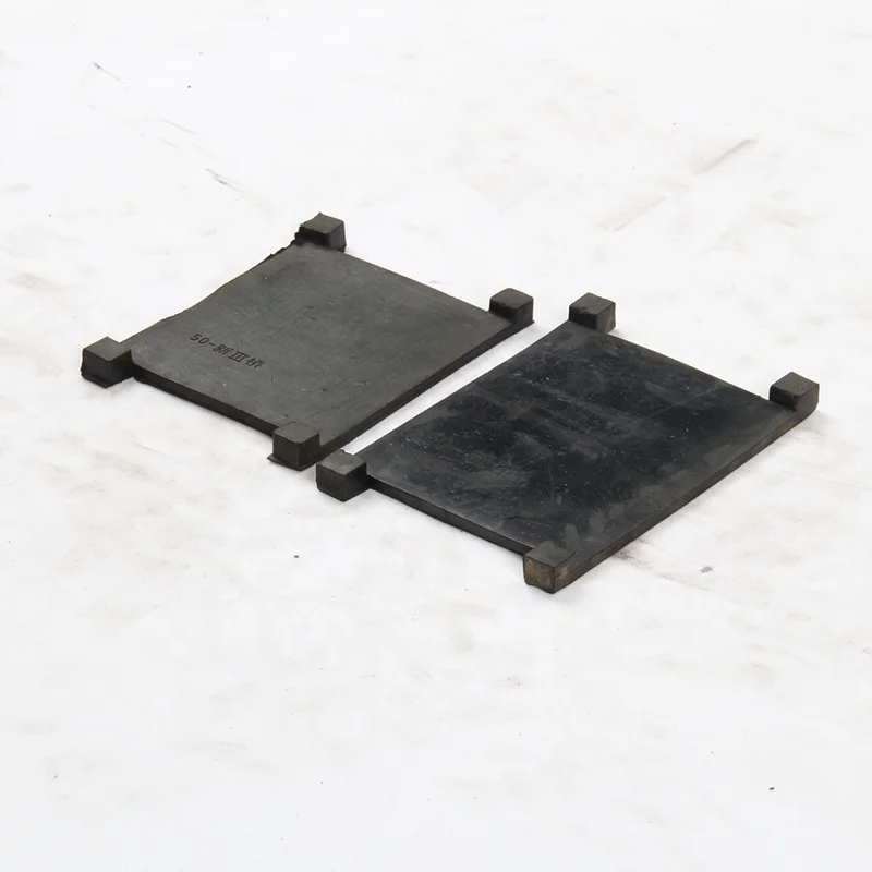 
Railroad Grooved rail track rubber sole plate 