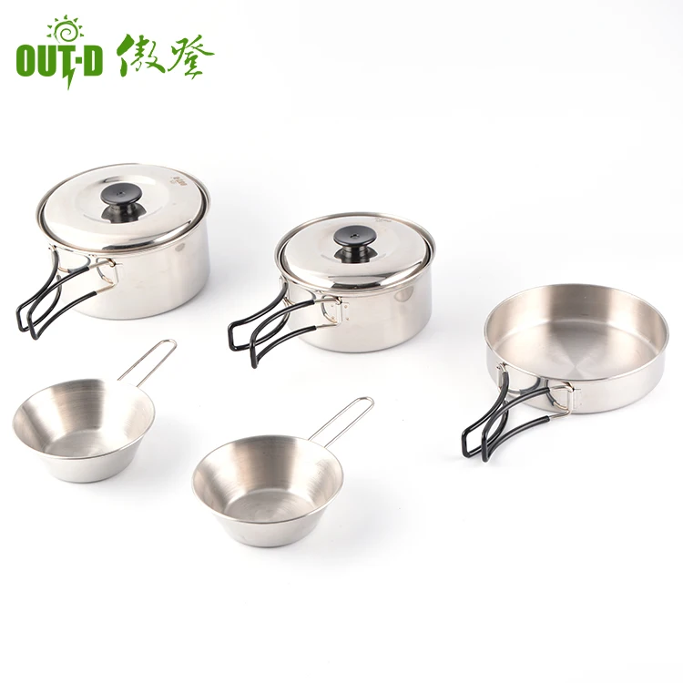 Professional design simple kitchen cooking stainless steel cookware set