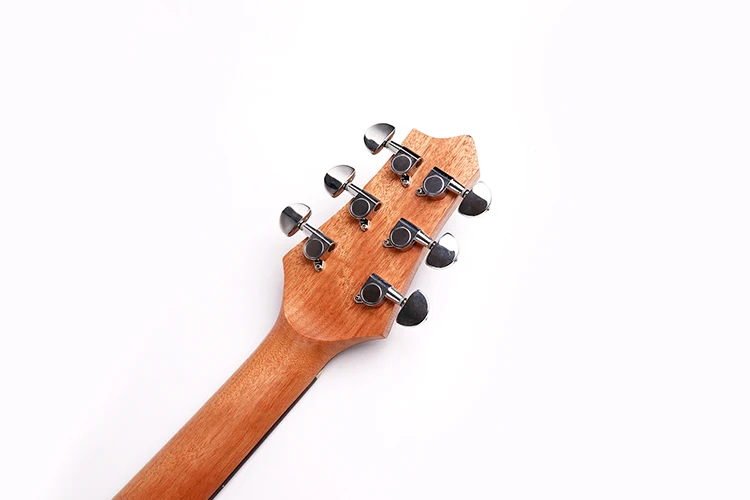 OEM музыкальный инструмент лучший производитель Гуандун гравировка звуковое отверстие розетка полугитара акустическая
