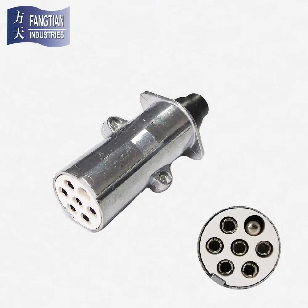 Разъем прицепа ISO 3731 24v S тип 7 pin адаптер вилки прицепа