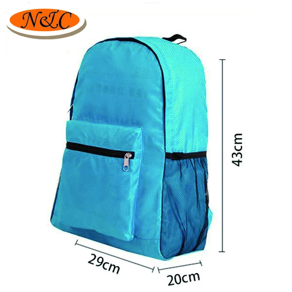 China Alibaba supplier lightweight softback,waterproof sports leisure foldable backpack