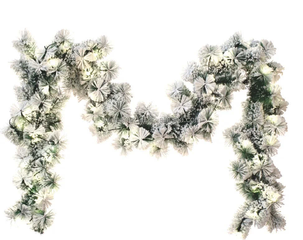 
Снег Рождественская гирлянда со светодиодной подсветкой Рождественская гирлянда 