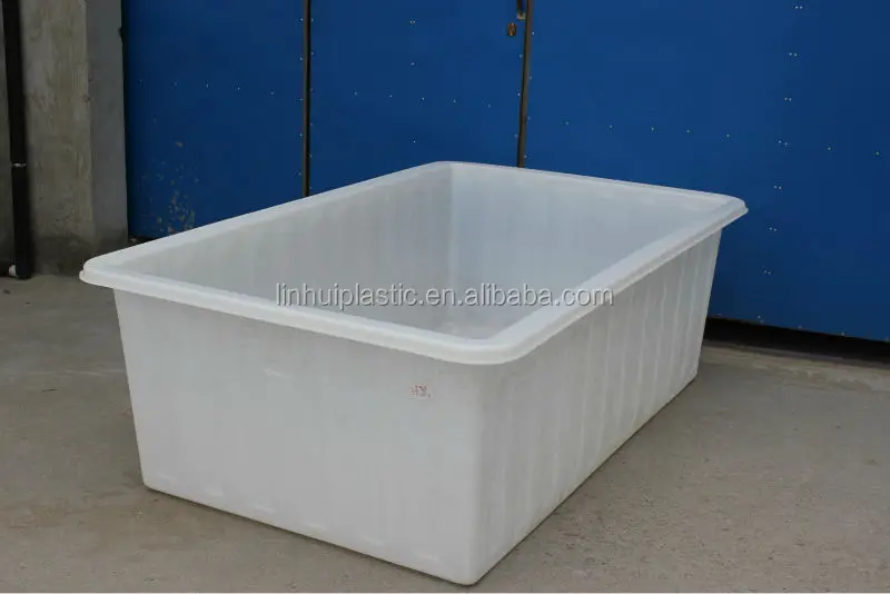 500L 1000L 1500L polyethylene laundry carts commercial food grade water plastic fish farm tank