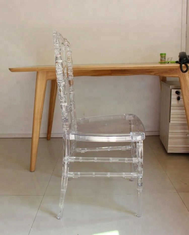 2021 Clear Resin Crystal Napoleon Chair