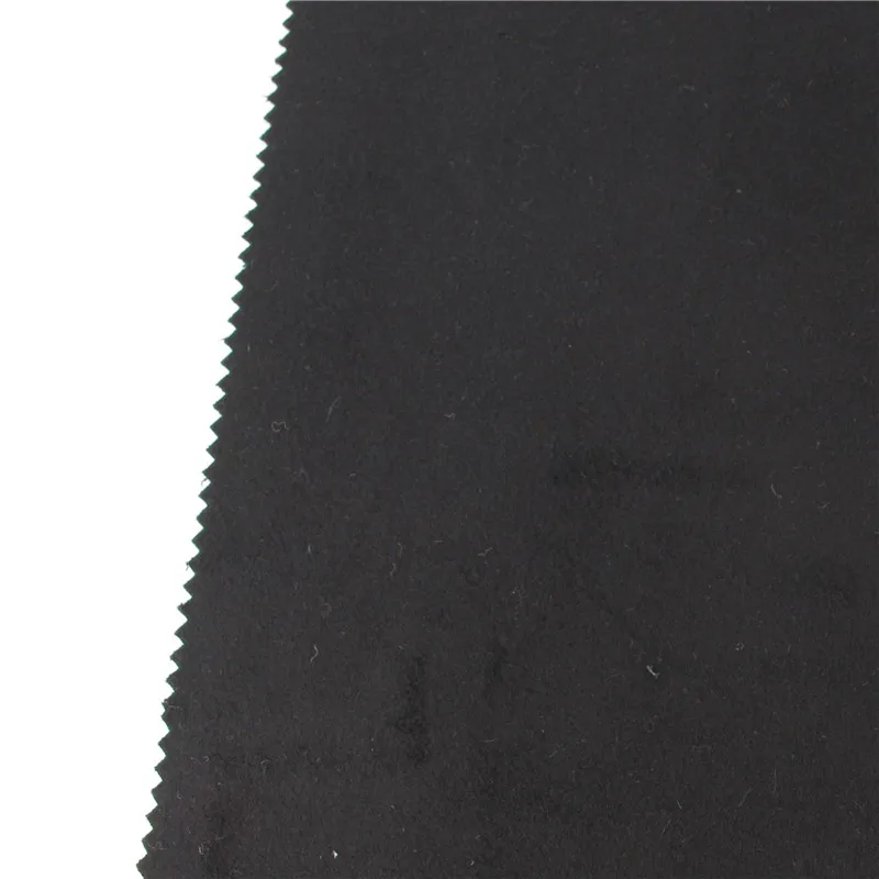 2019 black cashmere recycled woven woolen melton poly wool fabric