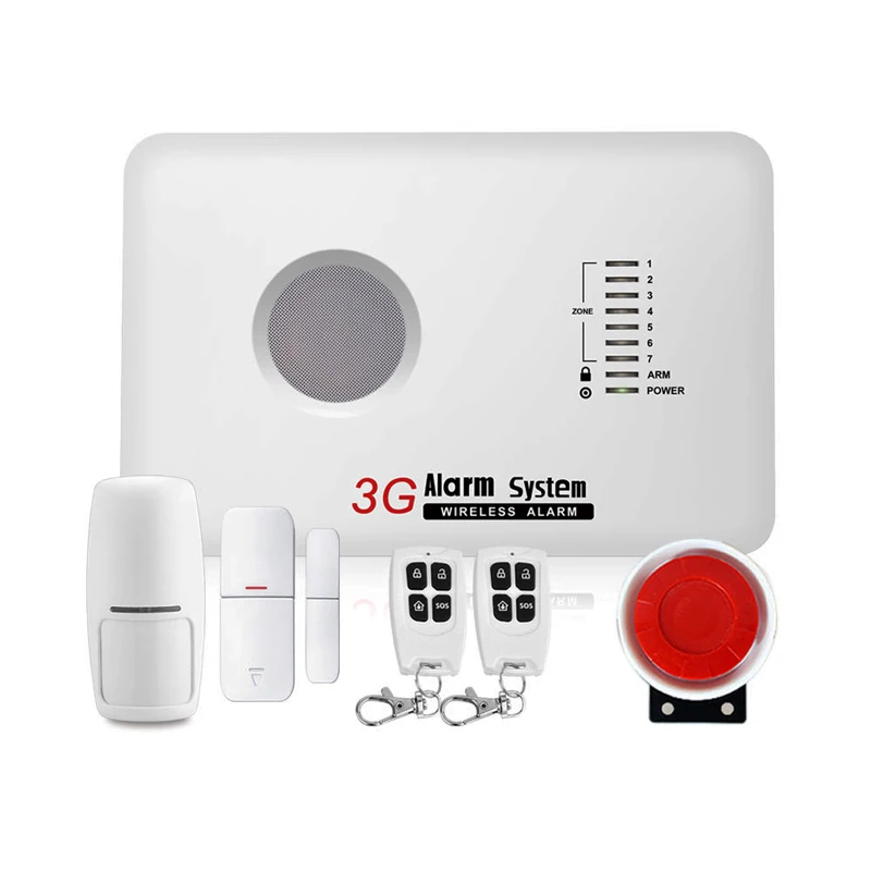 GSM 3G home security alarm systems app ios and android control