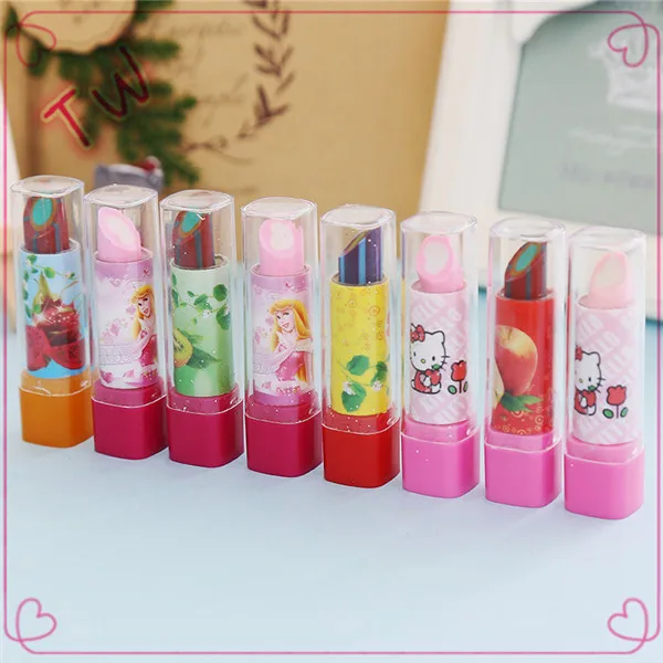 Рекламная помада ластик Красивые 3d ластики новейшая Корейская новинка карандаш резиновые для детей