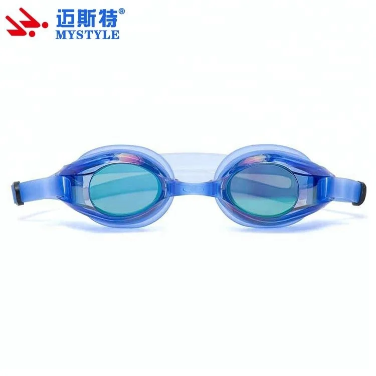 Customized Unisex UV Protect Mirrored Swimming Goggles Adult Anti Fog Swimming Glasses