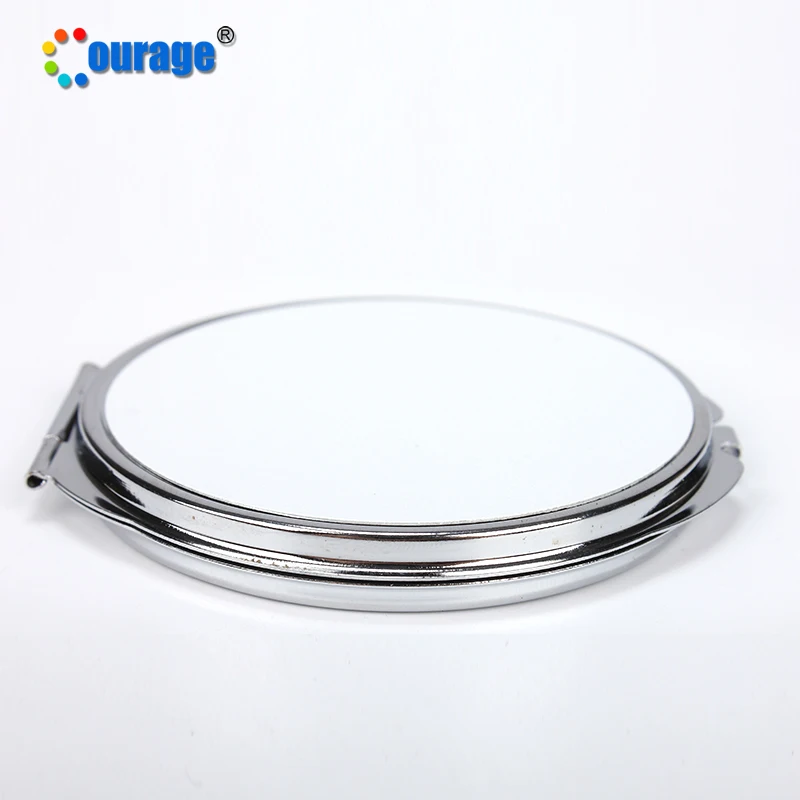 Round Shape Small Compact Sublimation Pocket Mirror Blanks