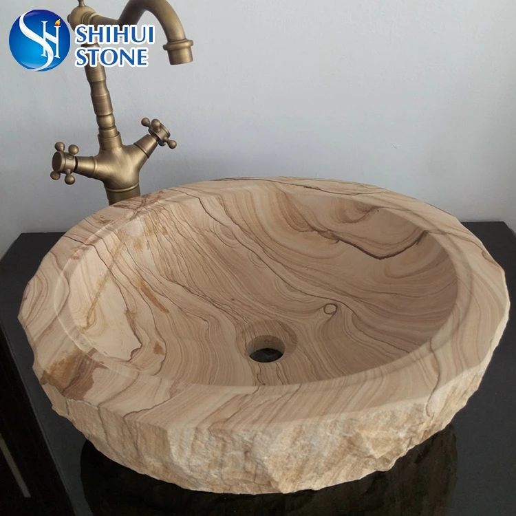 SHIHUI Customized Design Natural Stone Toilet Wash Basin