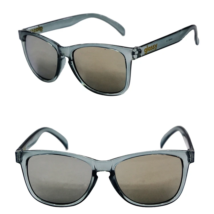 прозрачные серые выродка очки с УФ-400 линз