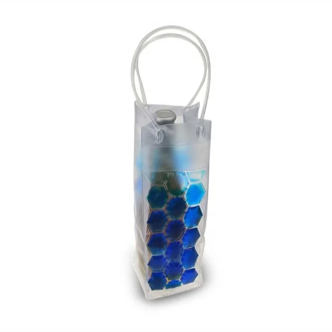 Freeze Gel Wine Cooler PVC Gel Bottle Chilling Bag