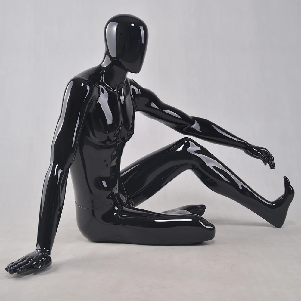 muscular lying large sex male mannequin for windows