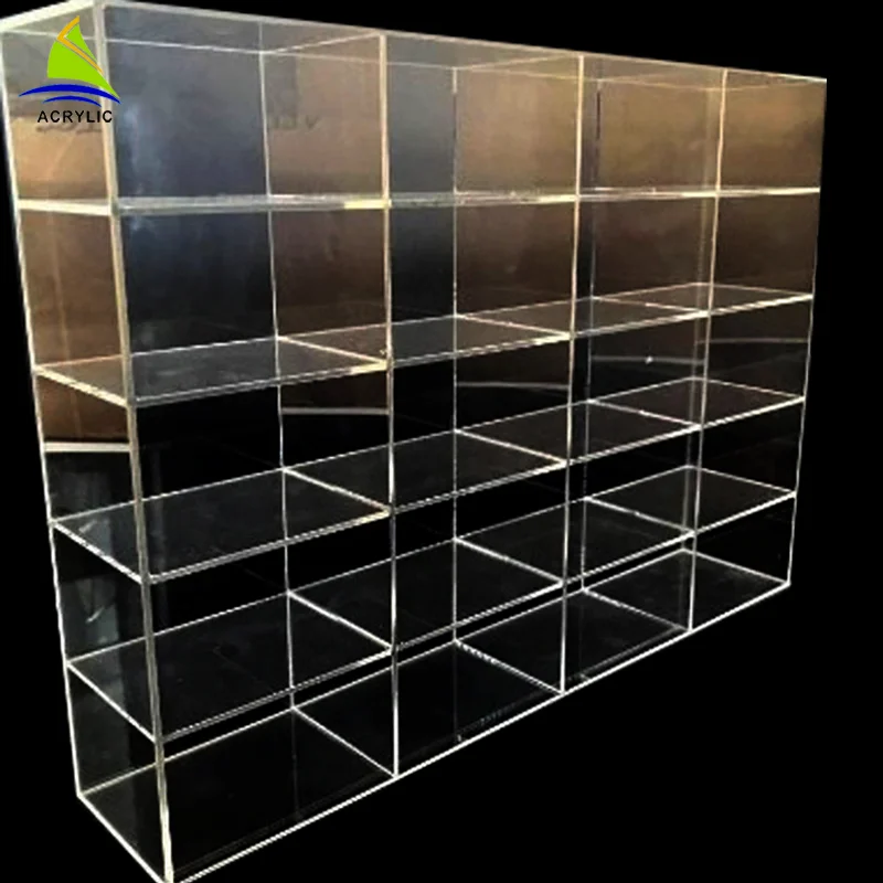 Wholesale Custom Clear Wall Mount Acrylic Model Car Display Case Model Toy Display Rack