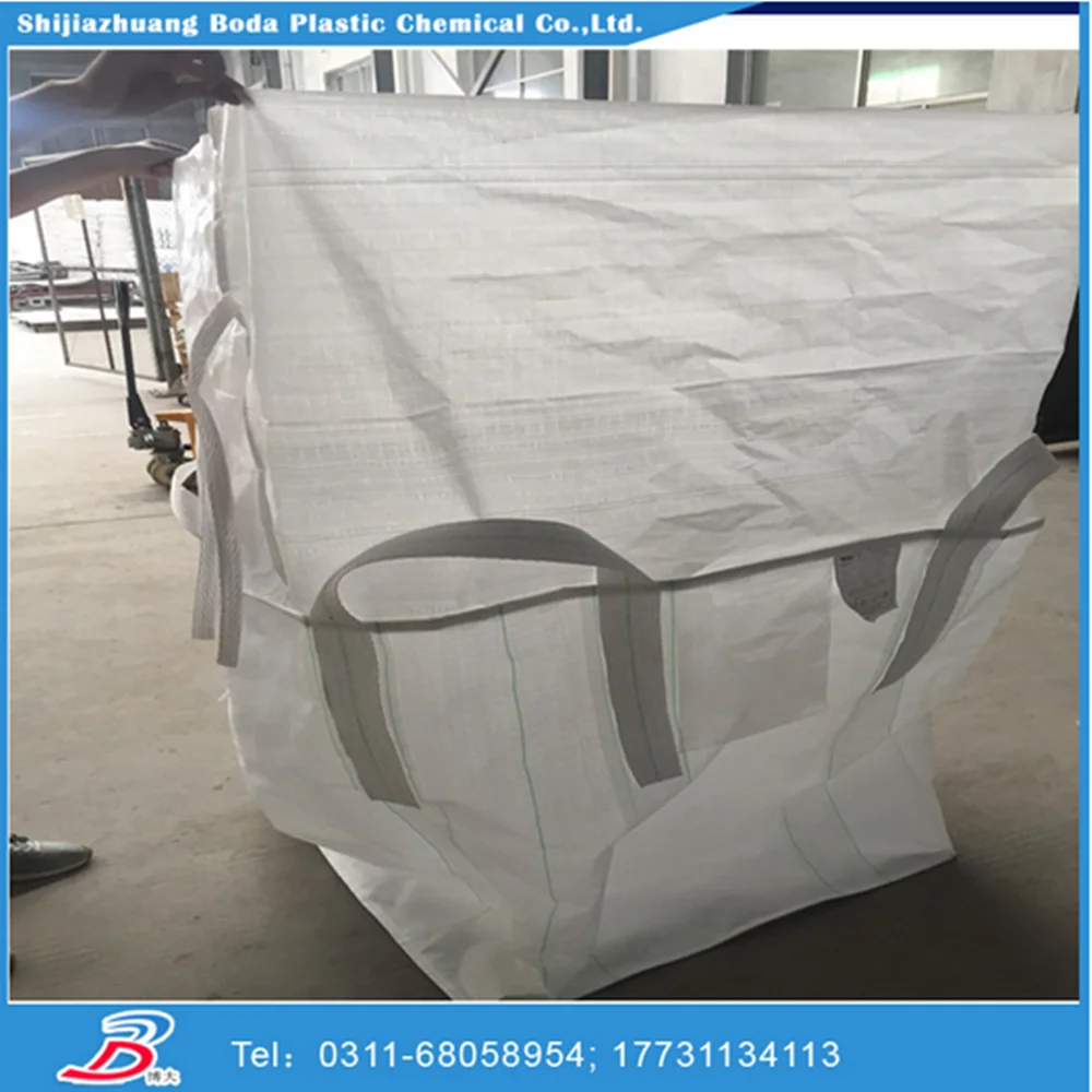 
1500kg top skirt anti-uv Agriculture use plastic super sacks with 100% virgin rawmaterial 