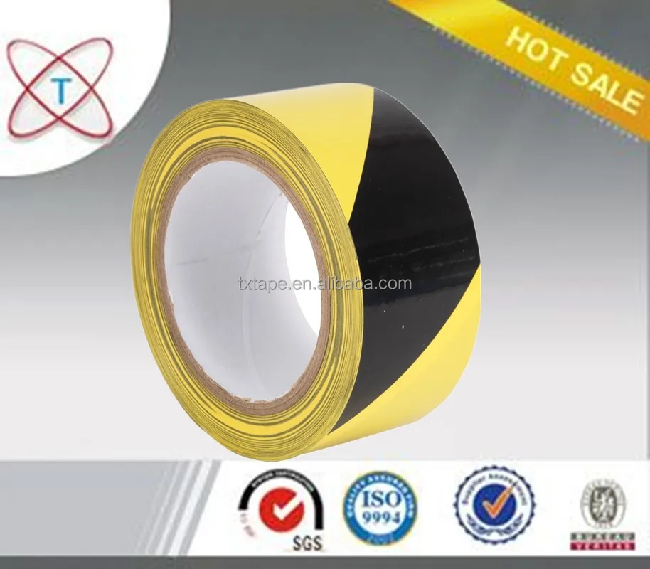 Wholesale custom PVC reflective barrier tape for warning red/black