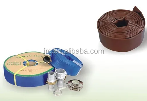 
High pressure PVC lay flat hose with camlock coupling 