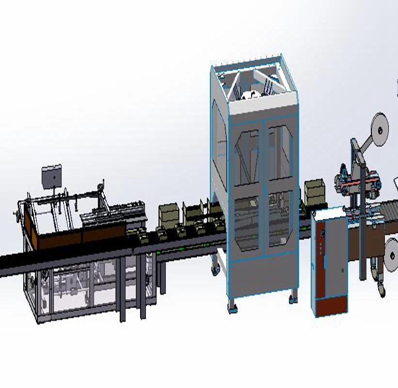 Высокоскоростная машина для изготовления детских влажных салфеток для нанесения крышек и упаковки